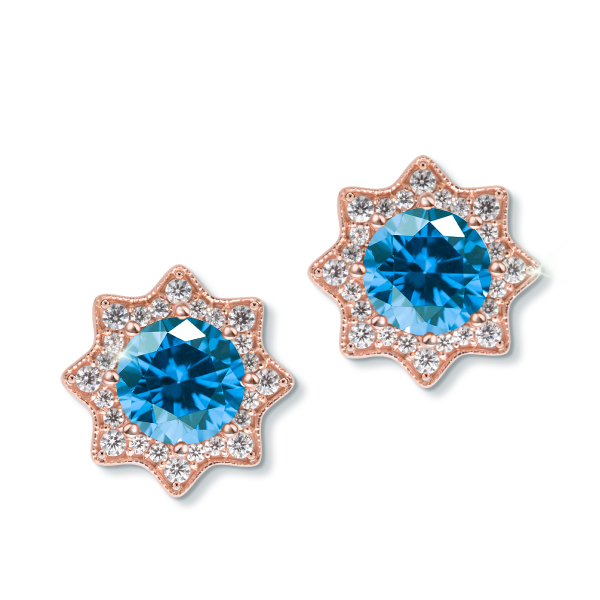 Bông tai đá màu BTA2154